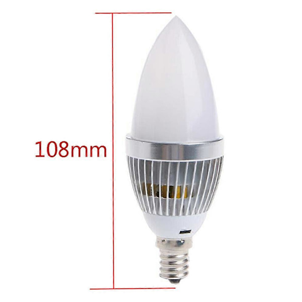3W Smart E14 RGB LED Färgskiftande Lampa med 24 Knappars Fjärrkontroll Mjölkvit Lampskärm