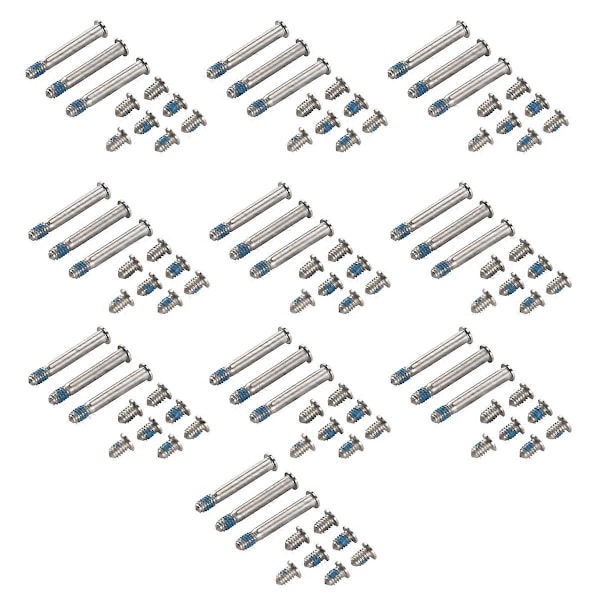100 st/10 set A1278 A1286 A1297 Botten Skruvar för Macbook Pro 13 tum 15 tum Nedre Botten Skal Skydd