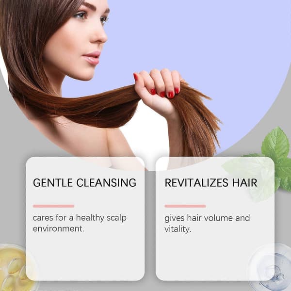 Root Activator Schampo, Hårväxtschampo för Håravfall och Tunt Hår, Schampo Root Activator Främjar Hårväxt för Män och Kvinnor 3PCS