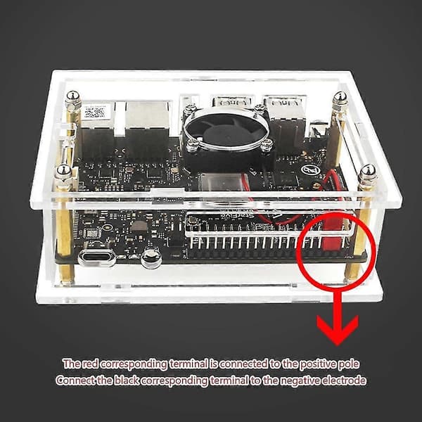 För Visionfive 2 Risc-v Klart Skyddsskal Starfive Jh7110 Processor
