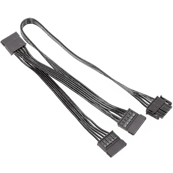 5-nastainen 3-porttinen SATA-oheisvirtalähdekaapeli modulaariseen PSU:hun