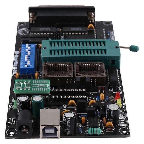 SPI 25Xx PCB5.0T-2021 Willem EPROM Programmer, BIOS009 PIC, Støtte 0.98D12, Kampanjeklips PLCC32+SO