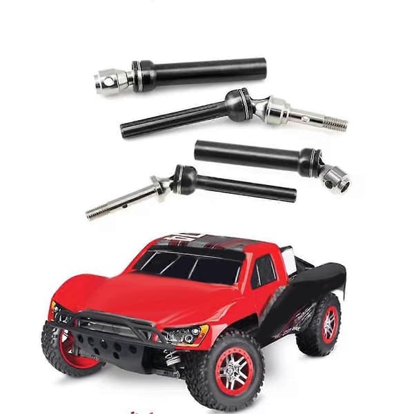 4st Stål Främre/Bakre Cvd Drivaxel För Rc Bil 1/10 Mini E- Summit Slash 4wd,r126