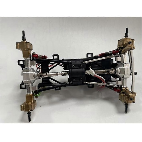 Messinki etu- ja taka-akselikotelon suojus vastapaino vetopyörästö 1/24 Rc Crawler -autoon