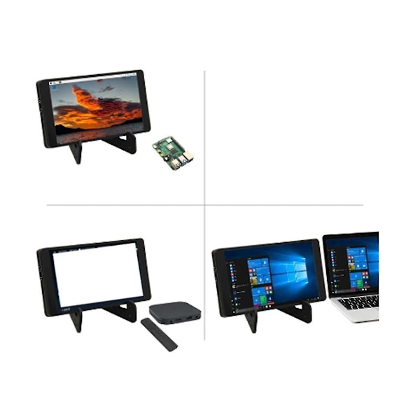 Ny 5,5 tums 1080P AMOLED IPS LCD-skärm - Kompatibel USB-skärm Kapacitiv Touch för 4B 3B+ 3B