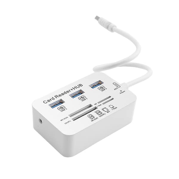 USB HUB 3.0 USB Splitter 3 Porter Extender Multi USB Utvidelse Multiple 3 0 Hub SD Kortleser USB3.0