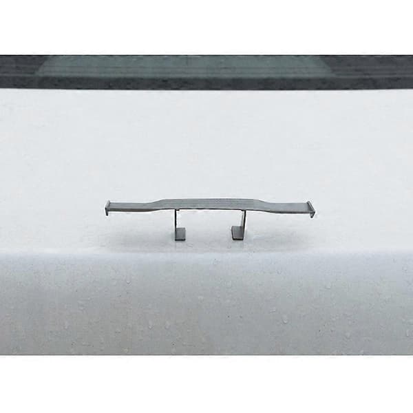Universal 6,7 tommer mini spoiler bil baghale dekoration spoiler vinge kulfiber Gray