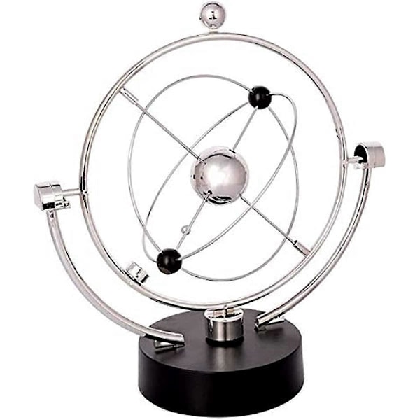 AOOPOO Globe Orbit Spinner - Kinetisk Orbital Roterende Fysik Videnskab Legetøj Gadget Ideel Til Alle Kontorer Hjem Soveværelse Dekoration Skrivebord Globus