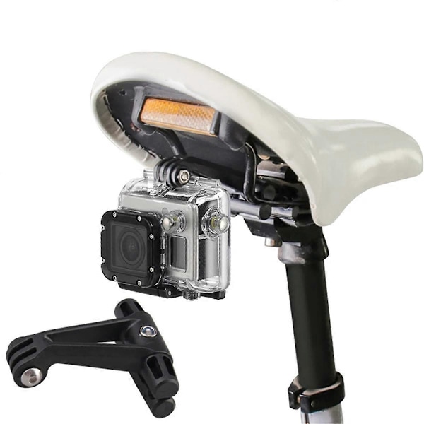 Sykkelsete Skinne Baklys Brakett Sykkel Setepinne Feste LED Lampe Stativ Baklysholder for Garmi