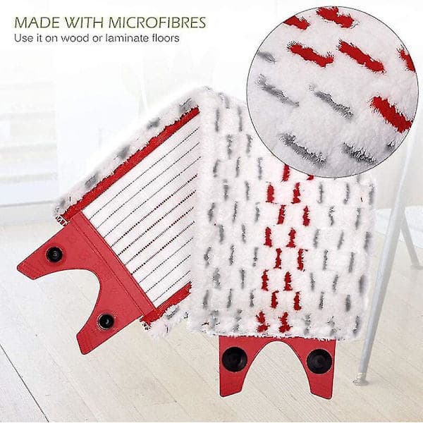 6-pak mikrofiber moppehoveder til udskiftning til Vileda Ultramax mopper