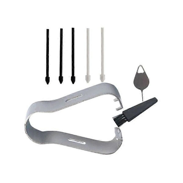 ABCD Touch - S-Pen-spisser for S23 S23 Ultra 5G Stylus Pen Nibs - Svart & Grå/Hvit & Grå