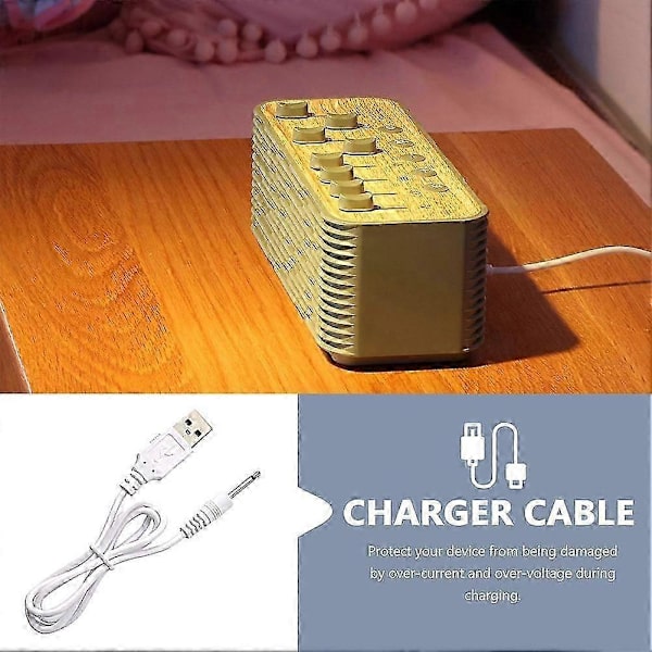 2 stk. Udskiftnings DC-ladekabel | USB-opladerkabel - 2,5 mm