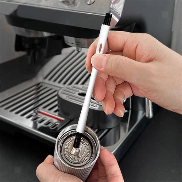 Kahvinpuhdistusharjasetti, espressokoneen puhdistusharja, kahvimyllyn harjasharja