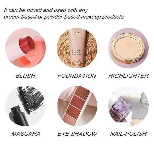 Makeup Fixer Mixing Liquid Kosmetika Ögonskuggstätningsmedel Förlänger Sminkpigmentets Hållbarhet 9ML 1pcs