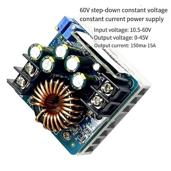 DC-DC 400W Modul Hög Effekt Spänningsreducering Konstant Spänning Konstant Ström Justerbar Strömförsörjningsmodul