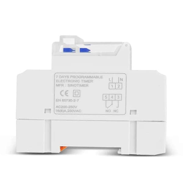 Programmerbar Digital Tidsafbryder Relæ Timer Kontrol AC 220V 16A