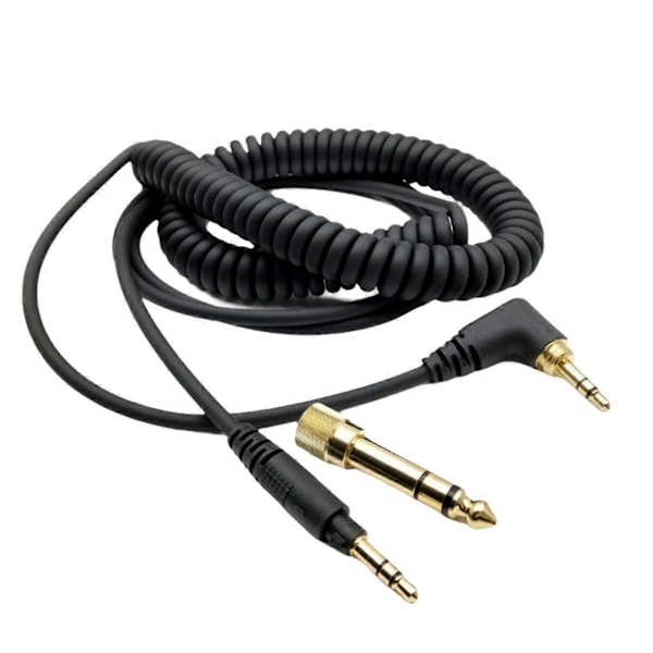 Jousikuulokekaapeli Technics EAH-DJ1200 -kuulokkeille, korvaava kaapeli 3,5 mm ja 6,35 mm liittimillä
