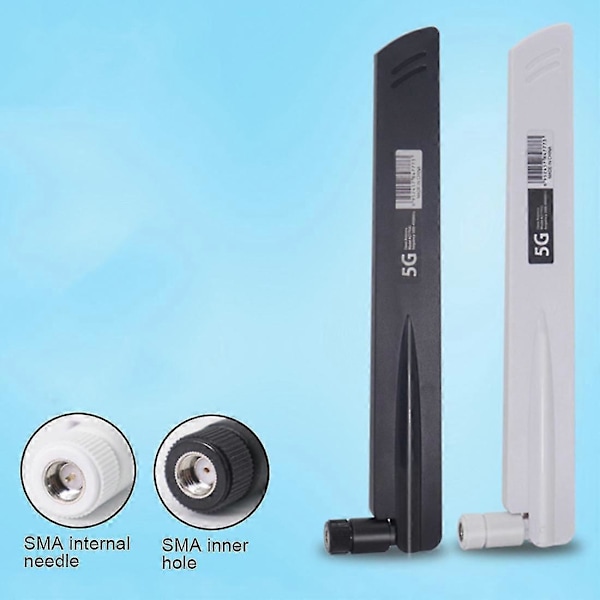 2 stk. 3G 4G 5G Antenne 600-6000MHz 18DBi Gain SMA Hann kompatibel Trådløst Nettverkskort Wifi Ruter High S-FO SAHN