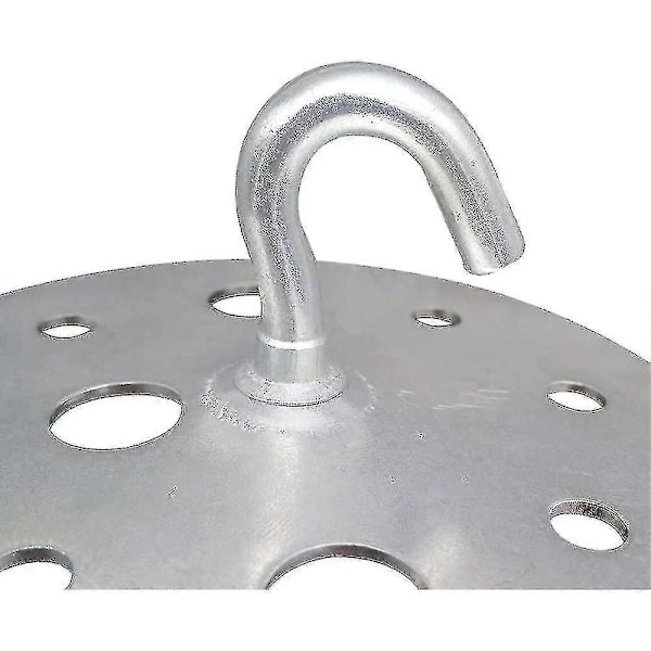 Metallinen pyöreä pohjalevy kattokoukku 90mm raskaan käytön kattokruunukoukku, 2 kpl YT[ p20241126674 S202