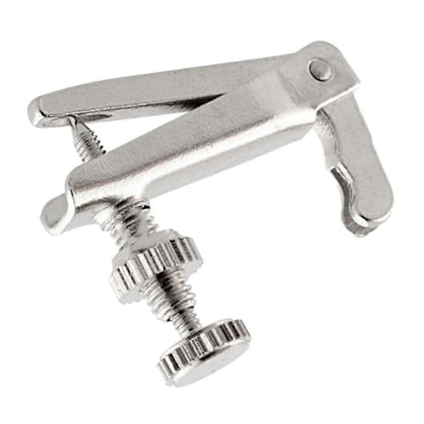 4 stk. Violinjusterere Stemmeskruer Metall Violin Finjusteringsstrengjuster Tuning Sølv For 3/4-4/4 Fioliner Strenger Tilbehør