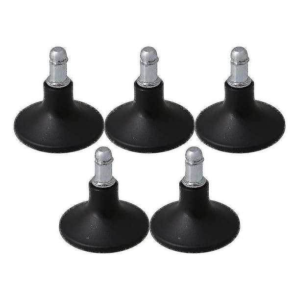 5x Stationære Klokkeformede Glidere 6cm Bunddiameter Til Stol