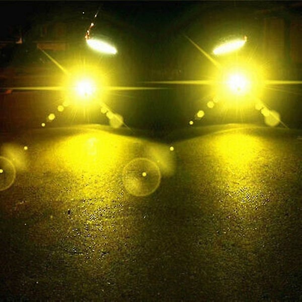 H11 H8 H16 80w 4000lm 3000k Gul Tech LED Tågelygter Pærer Kit