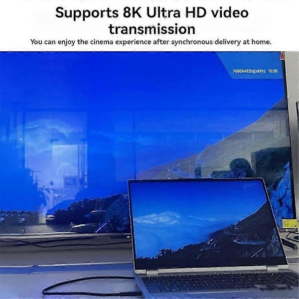 USB C OTG Adapter Typ C till USB Typ-C 40Gbps 240W Digital Display OTG Adapter Dataöverföringsadapter
