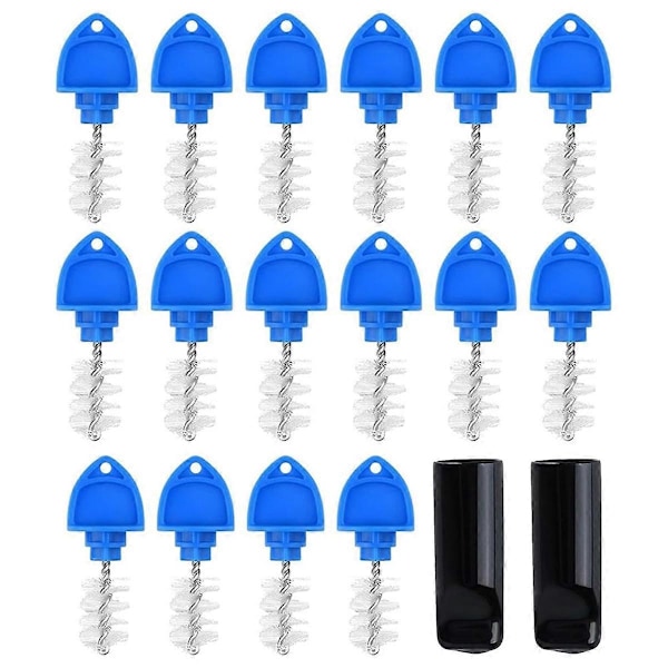 Ölkran Plug Brush 18-pack för fatölkran Lock Pluggar Rengöring Kran Gummi Propp Plug Skydd B