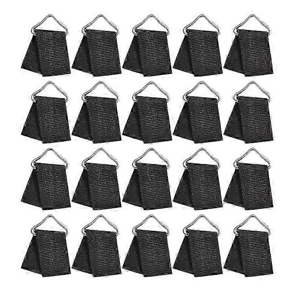 20 Set Trampolinfjäderspänne Triangelringar Spänne