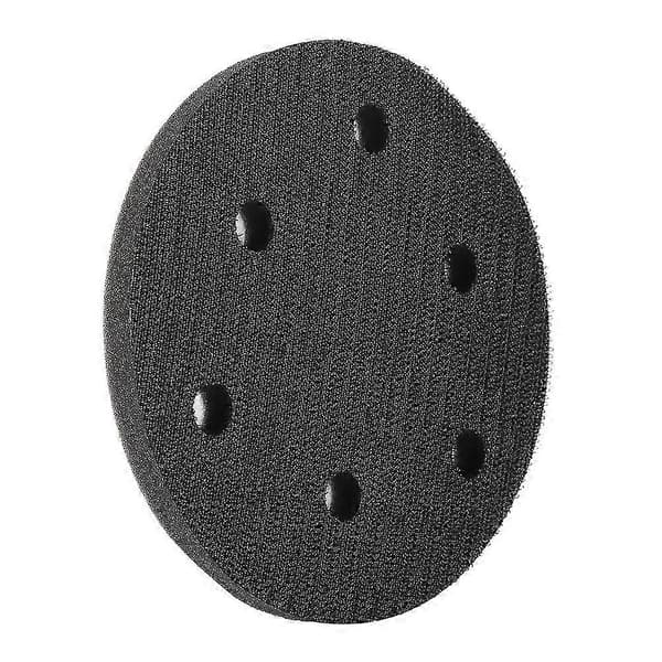 125mm Diameter Mjuk Buffert Svamp Interface Dämpningsplatta för Slipplattor (6 hål)
