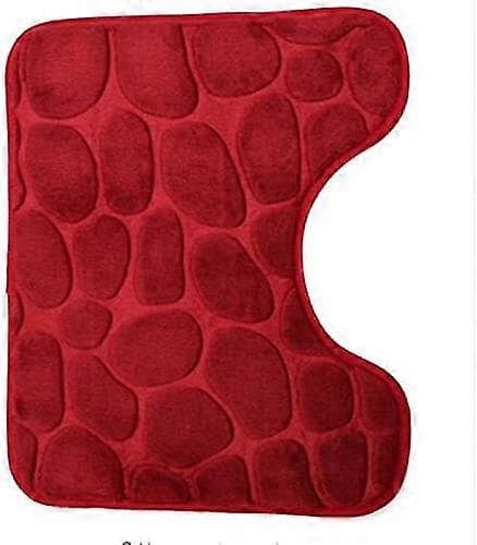 Set med 2 Halkfria Extra Mjuka Badrumsmattor i Polyester (3 Delar) (grå)