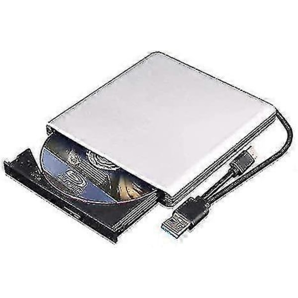 Extern DVD-enhet 3D, USB 3.0 och Type-C CD DVD-läsare