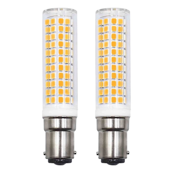 2-pack B15d LED-lampor Ersätter 75w 90w 80w Varmvit 3000k 220v 230v 890lm 7w Vägglampa