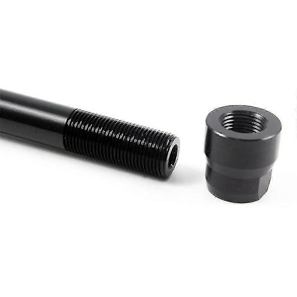 Pyörän läpiakselin mutterit M12x1.0mm, 1.0mm kierteellä, M12 navat, putkiakseli, skewer-korkki, 1.0mm kierteiden väli, pyörävarusteet