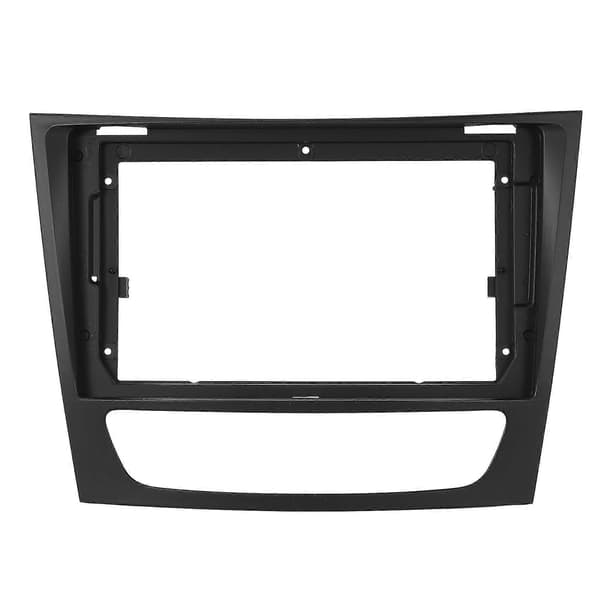 1/2din Bil Cd Dvd Ram Ljudmonteringsadapter Instrumentbräda Trim Kit Facia Panel 9 Tum För E-klass W211 19