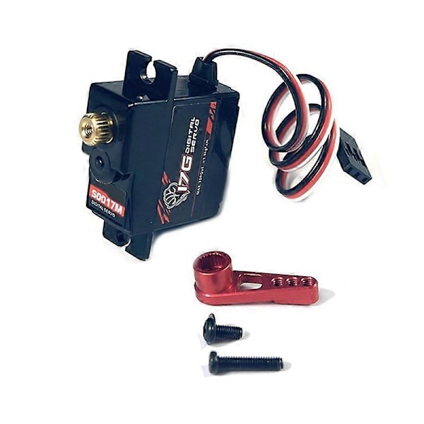 17G 3.5KG Digital Servo med Växel och Servoarm för WPL C14 MN99S RC Bil, 1