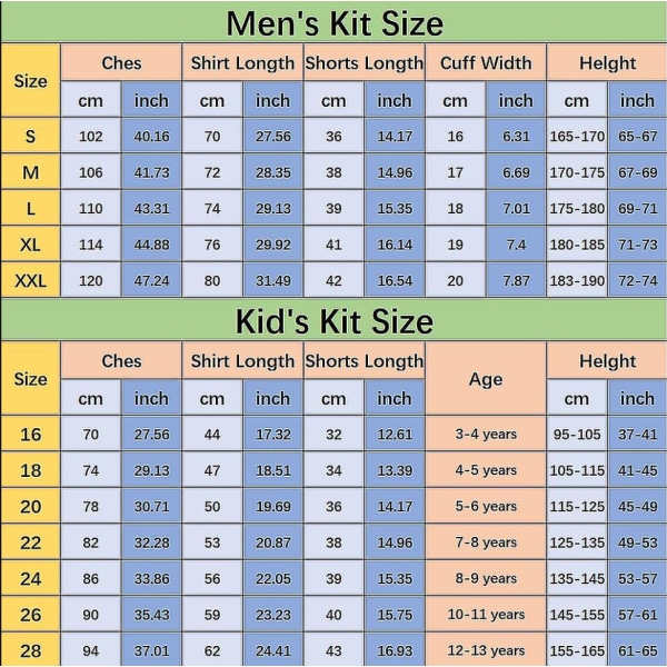 23-24 New Season Algeriet Kortärmad tröja för vuxna/barn black XL