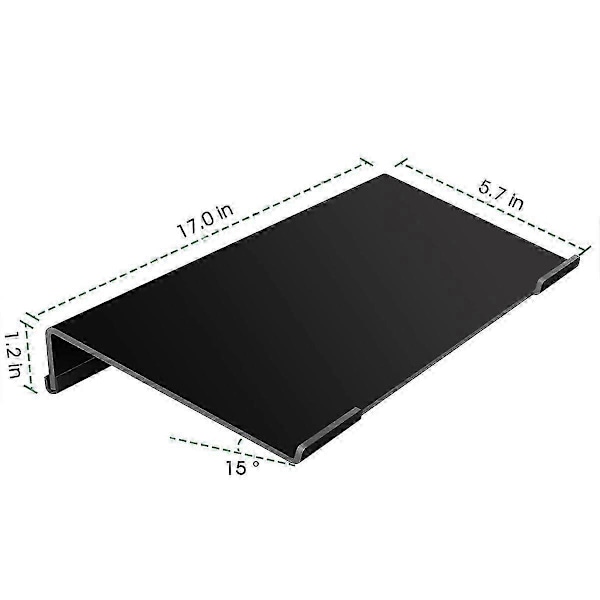 Akryl Computer Tastatur Stand til Skrivebord, Tastatur Hæve-Tilt, Tastatur Holder til Skrivebord, Skrivebord Tastatur Løfter