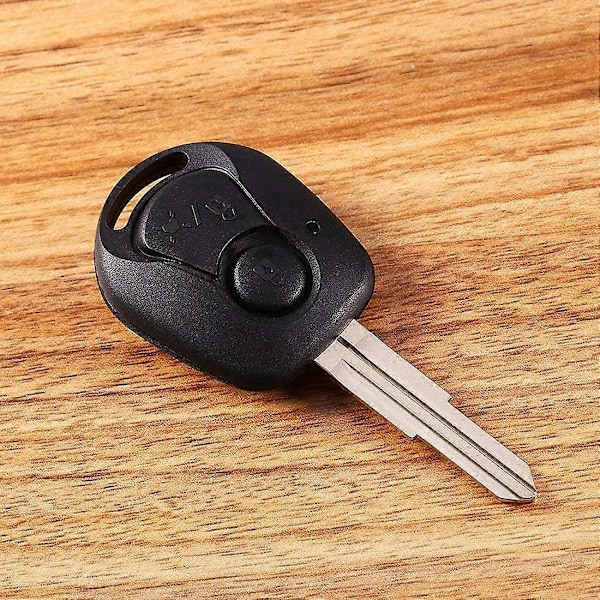 2 Knapper Fjernbetjeningsnøgle Skal til Ssangyong Actyon Kyron Rexton Uskåret Blad Nøgle Fob Cover Case Erstatning