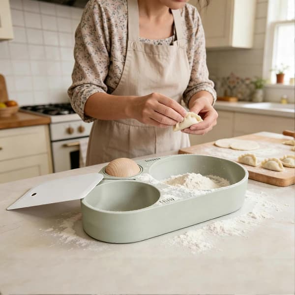 Dumpling Skin Wrapper Maker Kit Manuell Silikon Non-Stick Wrapper Pressing Maskin Verktøy