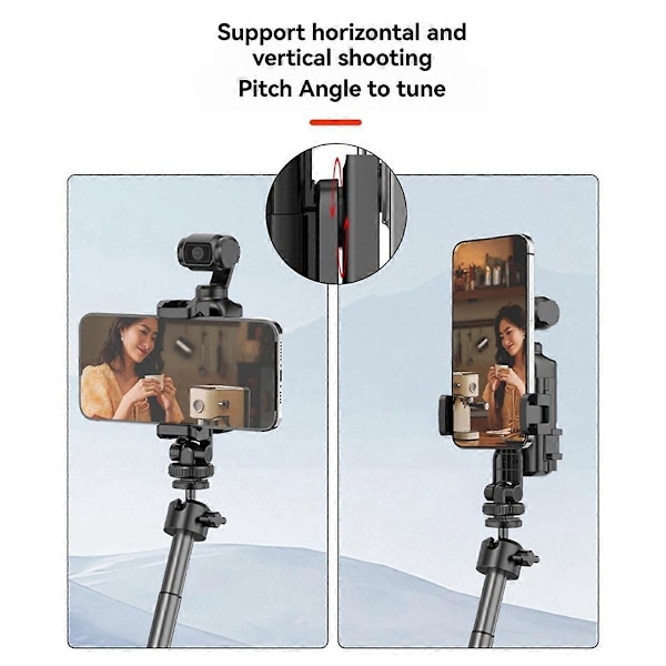 Expansionsfäste Adapter för DJI Osmo Pocket 3 Telefonhållare