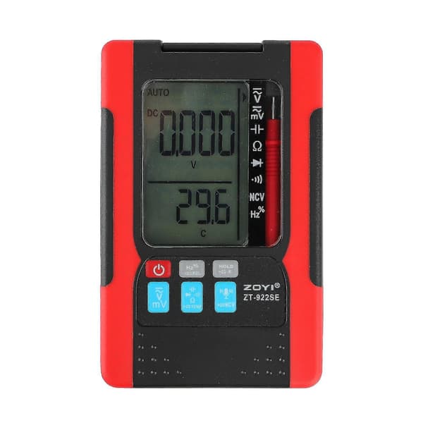 Digitalt Multimeter Test Clamshell Multifunktions Lommelygte PC Holdbart Professionelt Trykmålingsinstrument