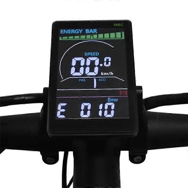 M6C Elektrisk Cykel LCD Display Mätare 24V-60V E Scooter LCD Panel Färgskärm med USB för Mountain E