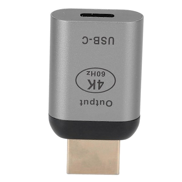 Type C Naaras HDMI Uros Adapteri Liitin Windows Android ja OS X:lle, Alumiiniseoskuori