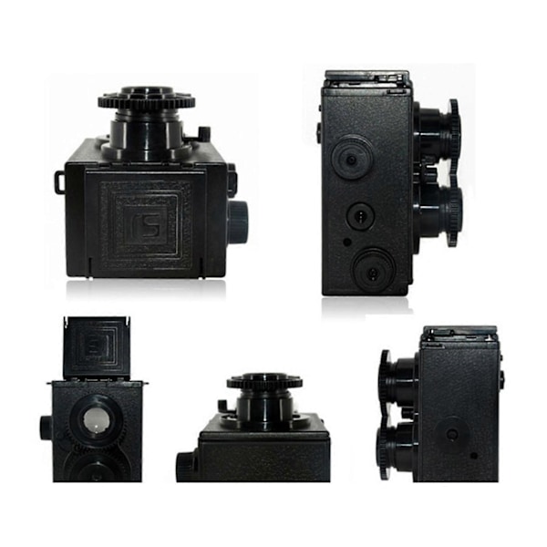 DIY Vintage Rolleiflex Kamerakit Tvåögd Reflexkamera Vintage Kameramodell Födelsedag Julklapp