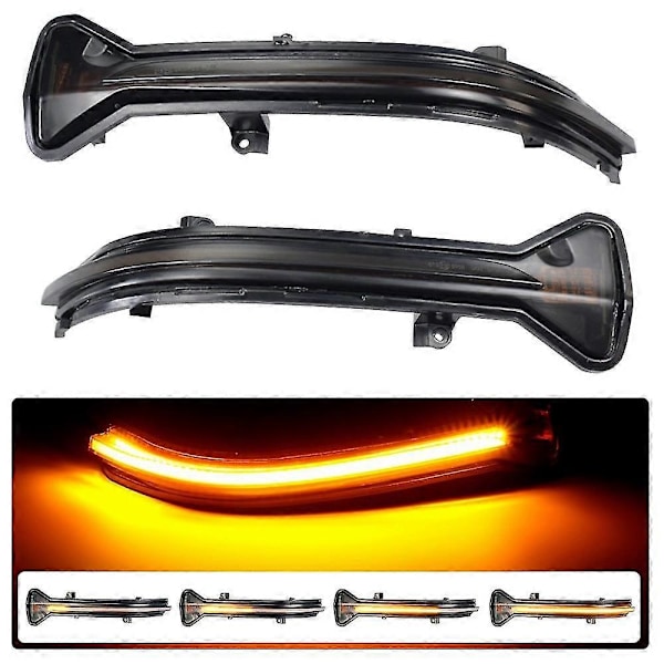 2 st LED Dynamisk Blinkers Bakre Spegel Indikator Gul för G38 G12 G20 G30 G31 G32 G14 G15 G16 G11 G12