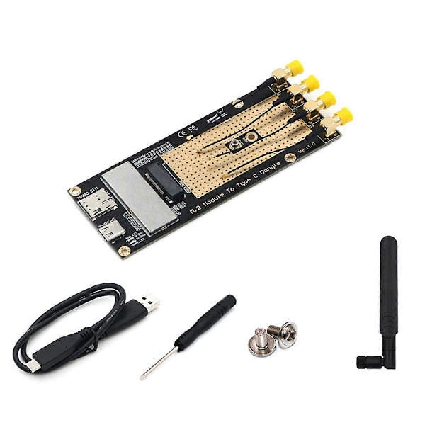 M.2 til Type-C Adapterkort for Sierra EM9190 EM9191 SIM8300G-M2