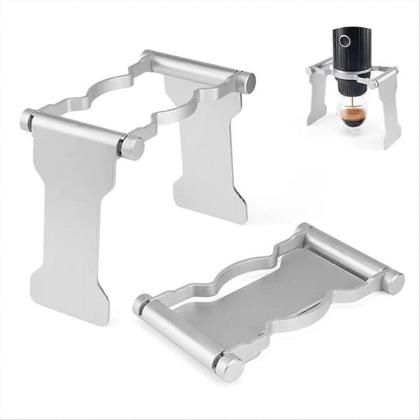 Vikbar kaffedropphållare i aluminiumlegering