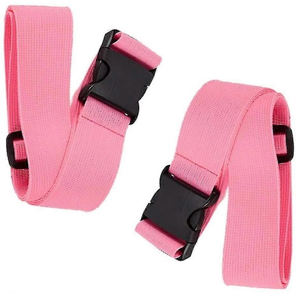 2 Stykker Kuffertstropper Kuffertstropper Kuffert Bagagestropper Lange, Pink