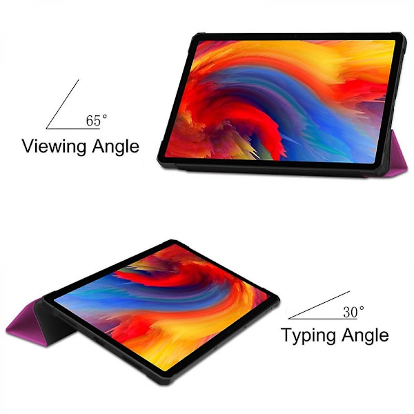 Lenovo Tab P11 Pro Kotelo 11 tuumaa (TB-J607F (2021Pad Pad plus 11 tuumaa), Ohut Kevyt Älykäs Suojus Kolmiosainen Jalusta Folio Kotelo Lenovo Tab P11 Pr:lle